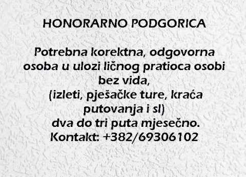 HONORARNO PODGORICA