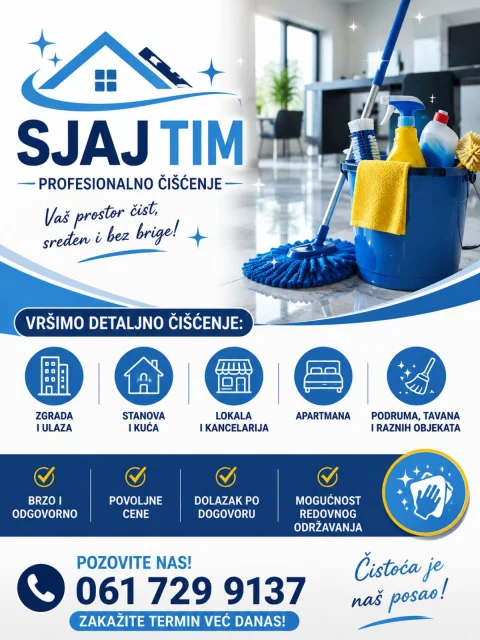 Vršimo kvalitetno čišćenje i redovno održavanje
